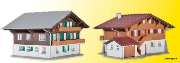 37034 Kibri N Chalet Lenk, 2 Stueck 37034 Kibri N Chalet Lenk, 2 Stueck -Cobi Winkel KI37034 1