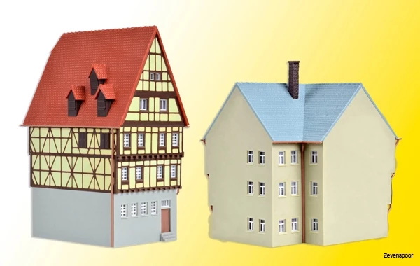 37101 Kibri N Hohes Haus Und Eckhaus 37101 Kibri N Hohes Haus Und Eckhaus -Cobi Winkel KI37101 1