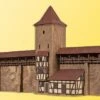 37108 Kibri N Wehrturm Mit Mauer In Rothe