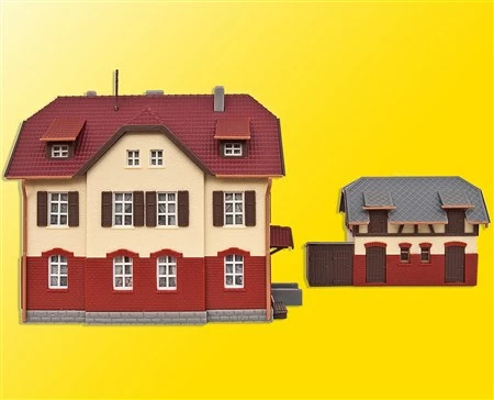 37112 Kibri N Eisenbahnergebaeude Mit Neb 37112 Kibri N Eisenbahnergebaeude Mit Neb -Cobi Winkel KI37112