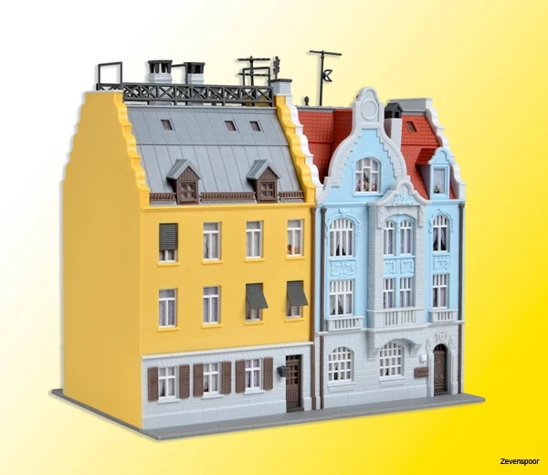 37163 Kibri N Stadthaeuser Um 1900, 2 Stu 37163 Kibri N Stadthaeuser Um 1900, 2 Stu -Cobi Winkel KI37163 1