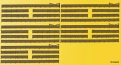 37225 Kibri N Zaun Mit Toren 230 Cm