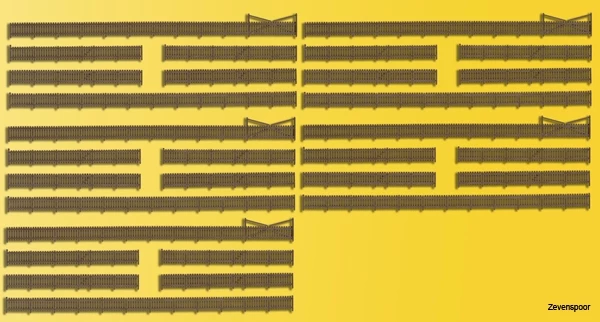 37225 Kibri N Zaun Mit Toren 230 Cm 37225 Kibri N Zaun Mit Toren 230 Cm -Cobi Winkel KI37225