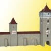 37362 Kibri N Stadtmauer Mit Fachwerkturm