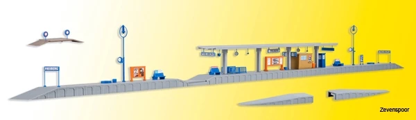 37503 Kibri N Bahnsteig Freiberg 37503 Kibri N Bahnsteig Freiberg -Cobi Winkel KI37503