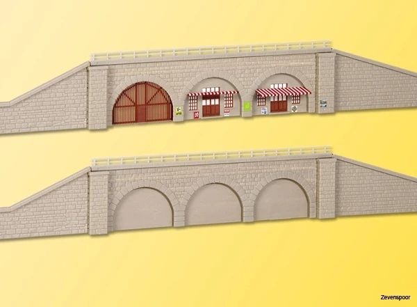 37671 Kibri N/Z Bahndamm Stuetzmauern, 2 37671 Kibri N/Z Bahndamm Stuetzmauern, 2 -Cobi Winkel KI37671