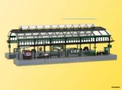 37760 Kibri N Bahnsteighalle Grün