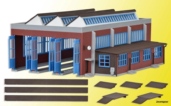 37806 Kibri N Lokschuppen Dreistaendig 37806 Kibri N Lokschuppen Dreistaendig -Cobi Winkel KI37806 2