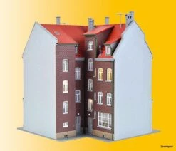 38350 Kibri H0 Eckhaus Inkl. HBL-Startset