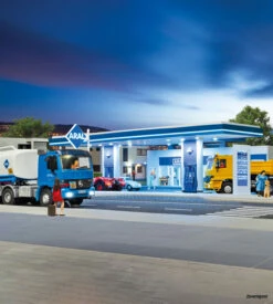 38547 Kibri H0 Moderne ARAL Tankstelle – Polyplate Bausatz