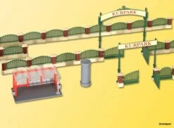 38601 Kibri H0 Zaun Fuer Englischen Gart