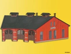 39452 Kibri H0 Ringlokschuppen Ottbergen,