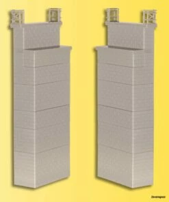 39750 Kibri H0 Univers-Brueckenkoepfe, 2 2 39750 Kibri H0 Univers-Brueckenkoepfe, 2 -Cobi Winkel KI39750 2