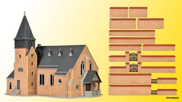 39766 Kibri H0 Kirche Aus Dem Westerw. 39766 Kibri H0 Kirche Aus Dem Westerw. -Cobi Winkel KI39766 1