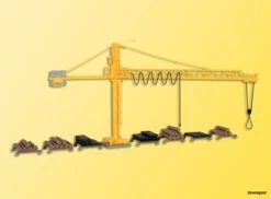 39817 Kibri H0 Kran Mit Schwellenstapel