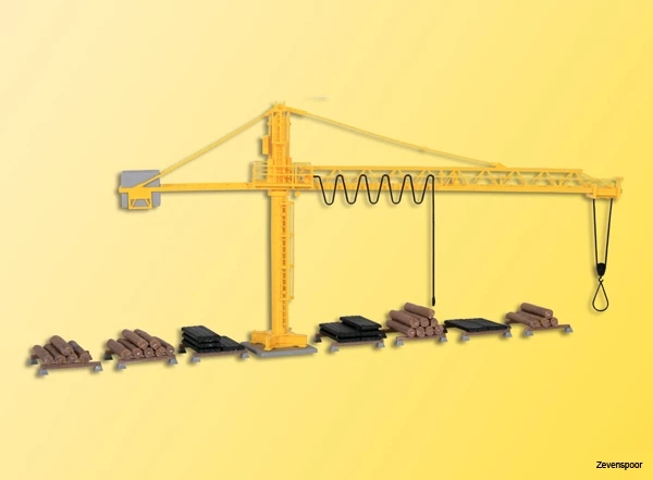 39817 Kibri H0 Kran Mit Schwellenstapel 39817 Kibri H0 Kran Mit Schwellenstapel -Cobi Winkel KI39817