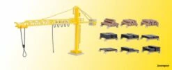 39817 Kibri H0 Kran Mit Schwellenstapel 2 39817 Kibri H0 Kran Mit Schwellenstapel -Cobi Winkel KI39817 2