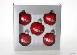 12426 Marklin Kerstbal Rood Set 5