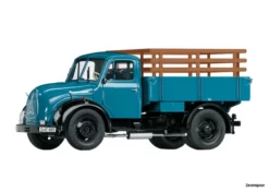 18221 Marklin Magirus Rundhauber Viehtransp