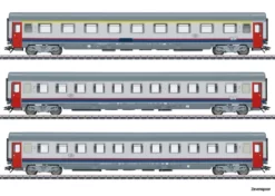43523 Marklin Schnellzugw.-Set EC90 Vauban