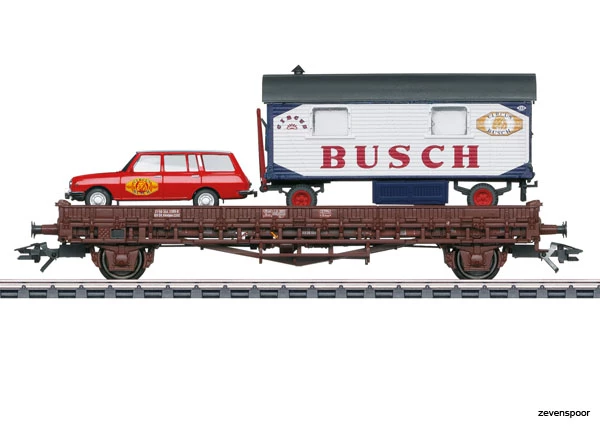 45041 Marklin Niederbordwagen Zirkus Busch 1 45041 Marklin Niederbordwagen Zirkus Busch