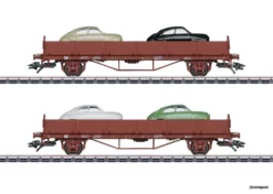 45084 Marklin Autotransportwagen-Set Saab 9