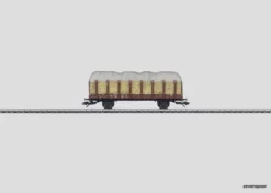 46365 Marklin Rungenwagen Mit Stroh-Beladung Und Lademaß