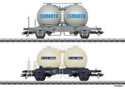 46628 Marklin Kugelsilowagen-Set CEMENTA SJ