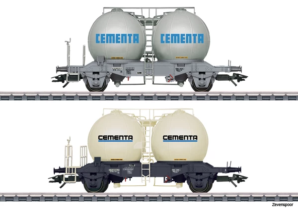 46628 Marklin Kugelsilowagen-Set CEMENTA SJ 1 46628 Marklin Kugelsilowagen-Set CEMENTA SJ