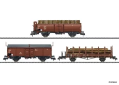 58229 Marklin Güterwagen-Set Holzverladung