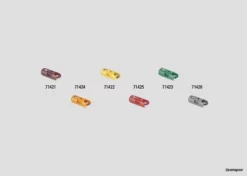 71424 Marklin Muffe Orange (Inh.10 Stück)