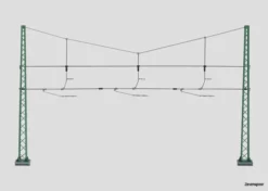 74131 Marklin Quertragwerk Für 3 Gleise