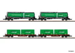 82533 Marklin Güterwagen-Set Green Cargo