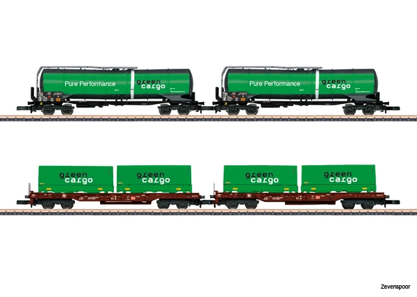 82533 Marklin Güterwagen-Set Green Cargo 82533 Marklin Güterwagen-Set Green Cargo -Cobi Winkel MA82533