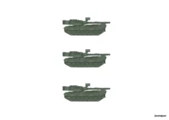 89025 Marklin Fahrzeugset Panzer Leopard 1A
