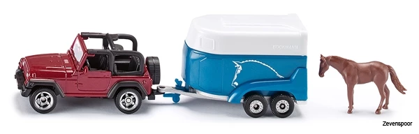 1651 SIKU Jeep Mit Pferdeanhänger, Sortiert 1651 SIKU Jeep Mit Pferdeanhänger, Sortiert -Cobi Winkel SI1651