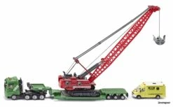 1834 SIKU Schwertransport M. Seilbagger