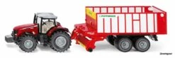1987 Siku Massey Ferguson Traktor Mit Pöttinger Jumbo
