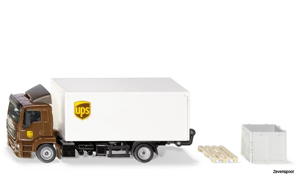 1997 SIKU UPS MAN LKW Mit Kofferaufbau U. LBW 1997 SIKU UPS MAN LKW Mit Kofferaufbau U. LBW -Cobi Winkel SI1997
