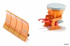 2058 Siku Salzstreuer Mit Räumschild